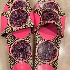 Gianni Bini- summatime wedge slides - women 7